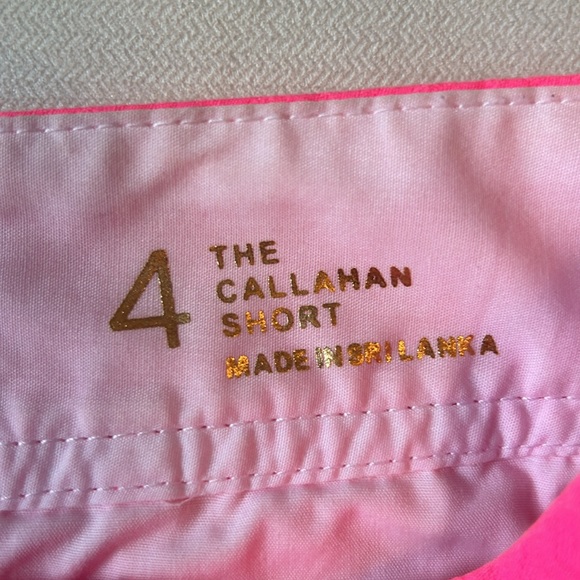 Lilly Pulitzer Callahan Shorts. Hot Pink. Size 4. - Picture 4 of 4